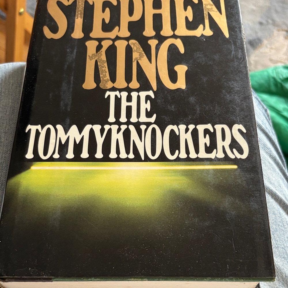 Stephen King 'The Tommyknockers' Black and Gold Coffee Table Book